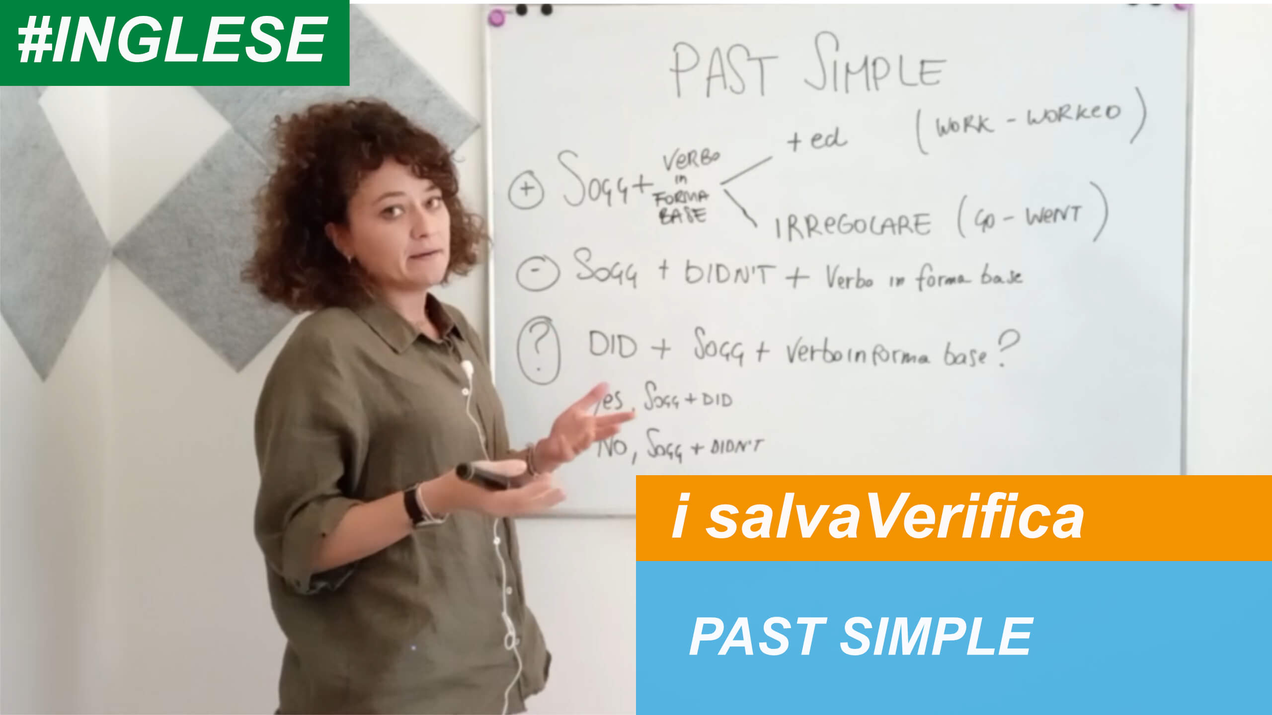 Past Simple – video salvaVerifica di Corner4