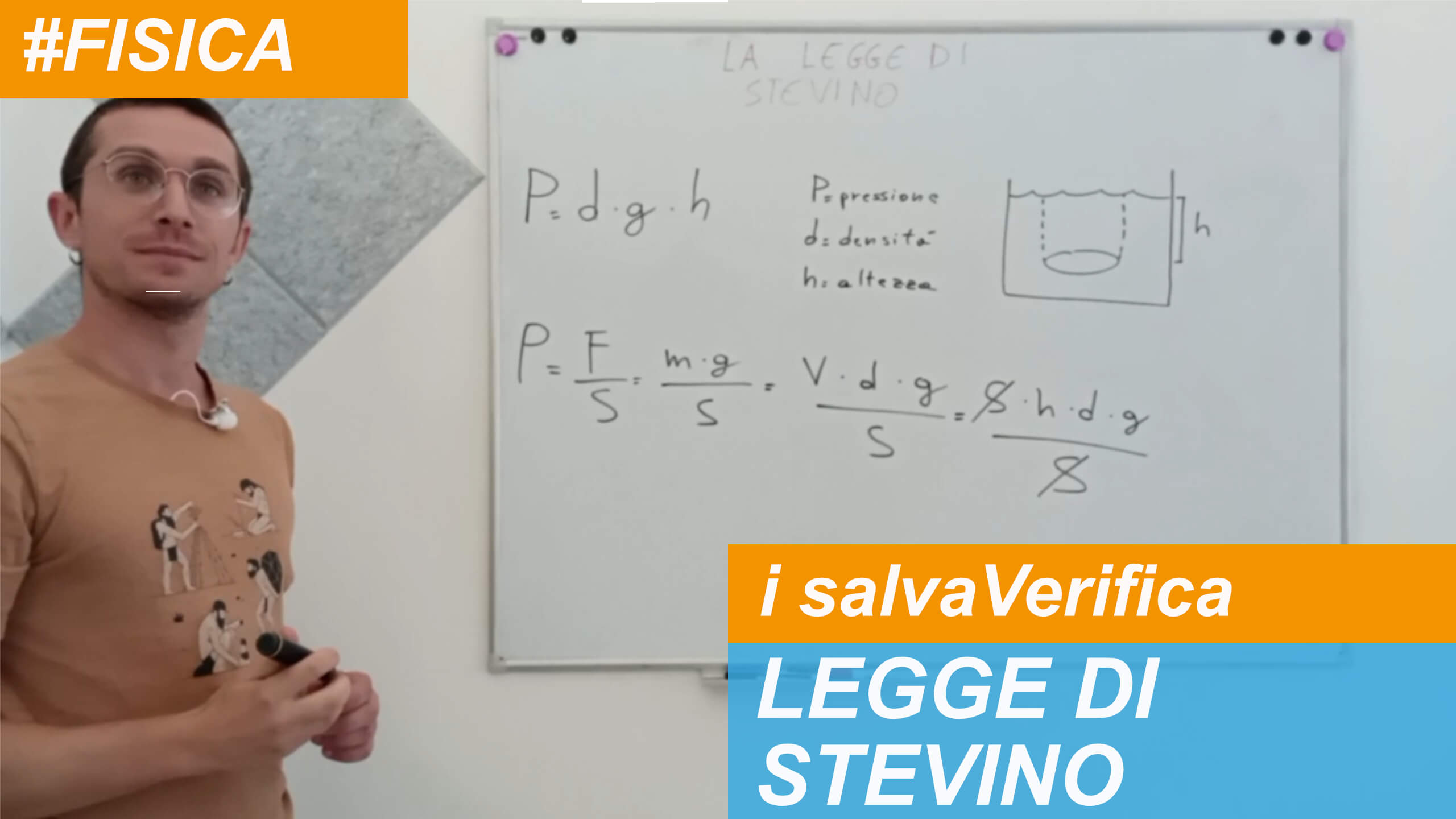 Legge di Stevino – video salvaVerifica di Corner4