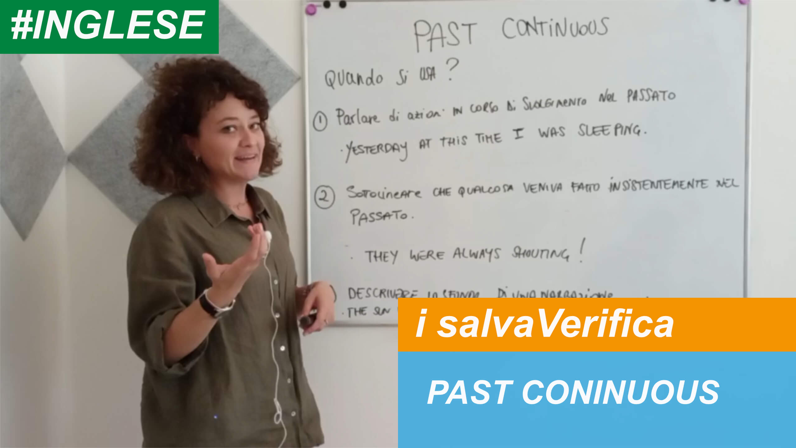 Past Continuous – video salvaVerifica di Corner4