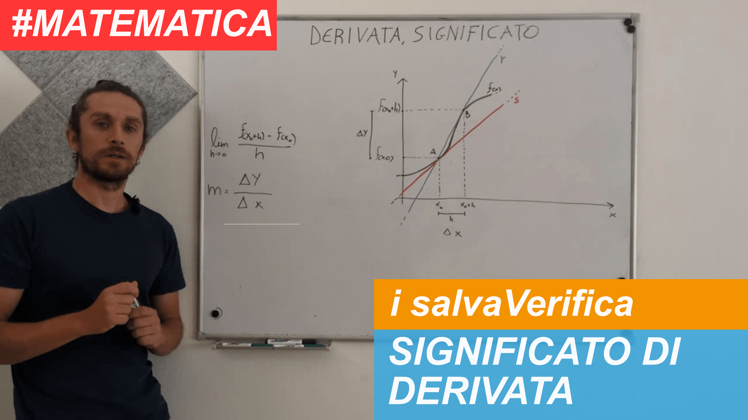 Significato di Derivata – video salvaVerifica di Corner4